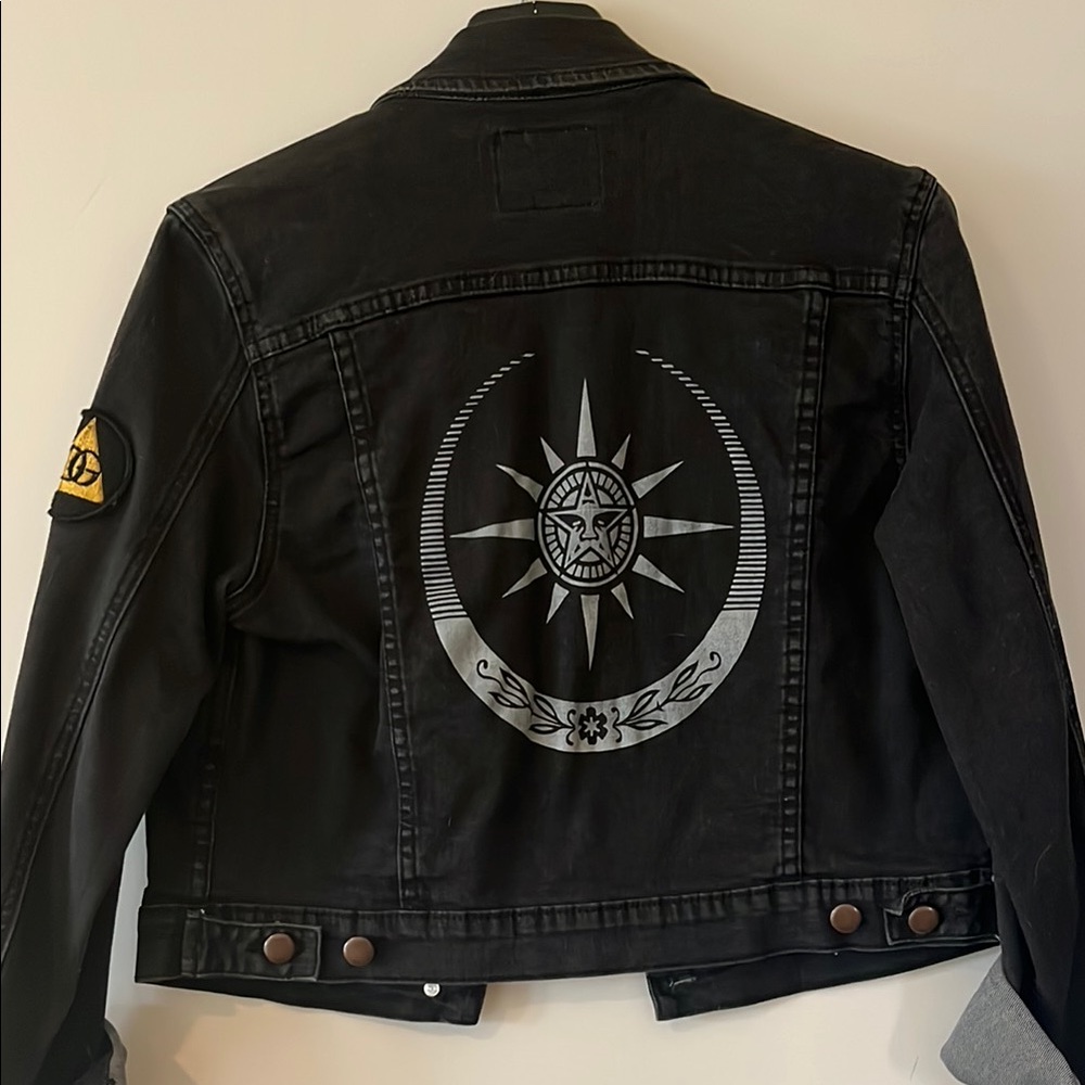 Obey Charcoal Denim Jacket